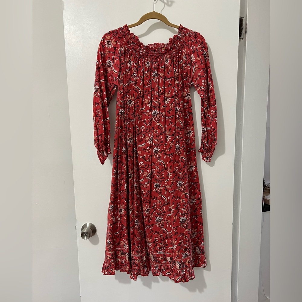 Stella Ray The Hope Dress / Nightgown XS/S Red Print